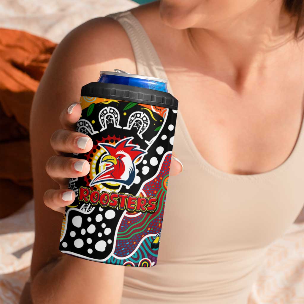 Roosters NRL Celebrating 50 Years of Naidoc 4 in 1 Can Cooler Tumbler NAIDOC Week 2025 Aboriginal