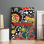 Roosters NRL Celebrating 50 Years of Naidoc Canvas Wall Art NAIDOC Week 2025 Aboriginal