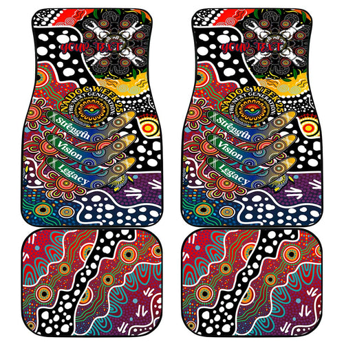 Roosters NRL Celebrating 50 Years of Naidoc Car Mats NAIDOC Week 2025 Aboriginal