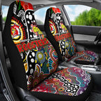 Roosters NRL Celebrating 50 Years of Naidoc Car Seat Cover NAIDOC Week 2025 Aboriginal