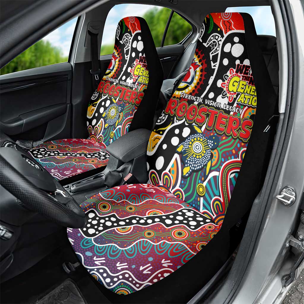Roosters NRL Celebrating 50 Years of Naidoc Car Seat Cover NAIDOC Week 2025 Aboriginal