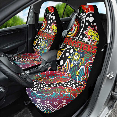 Roosters NRL Celebrating 50 Years of Naidoc Car Seat Cover NAIDOC Week 2025 Aboriginal