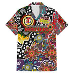 Personalised Roosters NRL Celebrating 50 Years of Naidoc Family Matching Mermaid Dress and Hawaiian Shirt NAIDOC Week 2025 Aboriginal