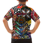 Personalised Roosters NRL Celebrating 50 Years of Naidoc Family Matching Puletasi and Hawaiian Shirt NAIDOC Week 2025 Aboriginal