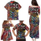 Personalised Roosters NRL Celebrating 50 Years of Naidoc Family Matching Puletasi and Hawaiian Shirt NAIDOC Week 2025 Aboriginal
