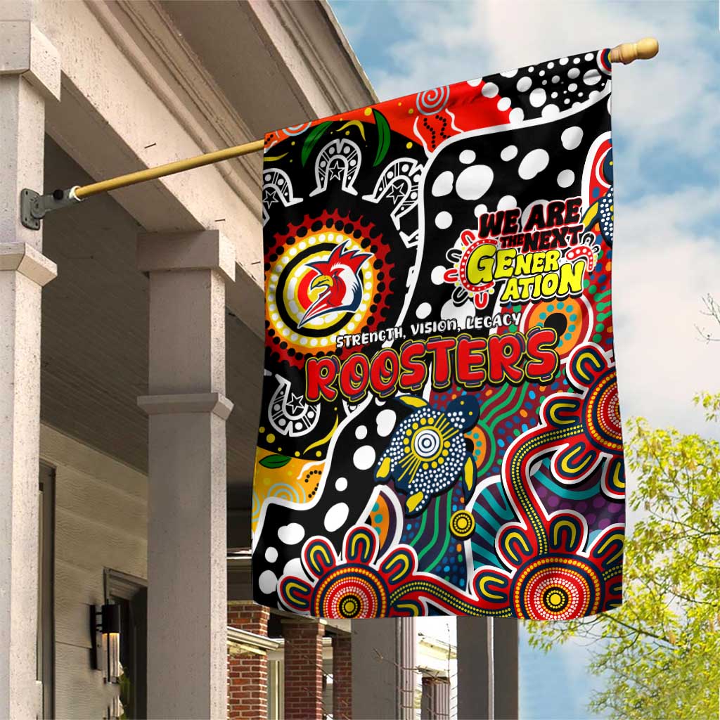 Roosters NRL Celebrating 50 Years of Naidoc Garden Flag NAIDOC Week 2025 Aboriginal