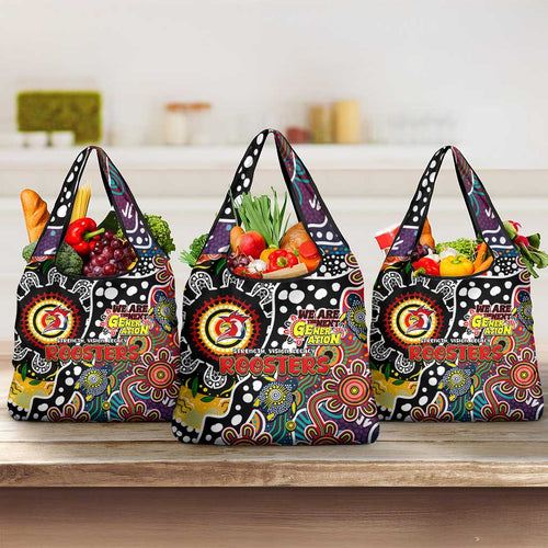 Roosters NRL Celebrating 50 Years of Naidoc Grocery Bag NAIDOC Week 2025 Aboriginal