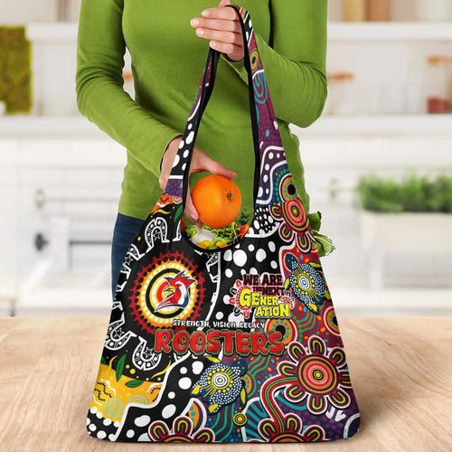 Roosters NRL Celebrating 50 Years of Naidoc Grocery Bag NAIDOC Week 2025 Aboriginal