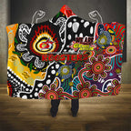 Roosters NRL Celebrating 50 Years of Naidoc Hooded Blanket NAIDOC Week 2025 Aboriginal