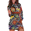 Personalised Roosters NRL Celebrating 50 Years of Naidoc Hoodie Dress NAIDOC Week 2025 Aboriginal