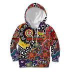 Personalised Roosters NRL Celebrating 50 Years of Naidoc Kid Hoodie NAIDOC Week 2025 Aboriginal