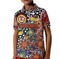 Personalised Roosters NRL Celebrating 50 Years of Naidoc Kid Polo Shirt NAIDOC Week 2025 Aboriginal