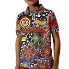 Personalised Roosters NRL Celebrating 50 Years of Naidoc Kid Polo Shirt NAIDOC Week 2025 Aboriginal