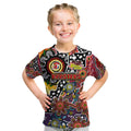 Personalised Roosters NRL Celebrating 50 Years of Naidoc Kid T Shirt NAIDOC Week 2025 Aboriginal