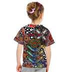 Personalised Roosters NRL Celebrating 50 Years of Naidoc Kid T Shirt NAIDOC Week 2025 Aboriginal
