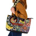 Roosters NRL Celebrating 50 Years of Naidoc Leather Tote Bag NAIDOC Week 2025 Aboriginal