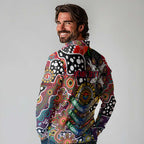 Personalised Roosters NRL Celebrating 50 Years of Naidoc Long Sleeve Polo Shirt NAIDOC Week 2025 Aboriginal