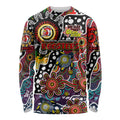 Personalised Roosters NRL Celebrating 50 Years of Naidoc Long Sleeve Shirt NAIDOC Week 2025 Aboriginal