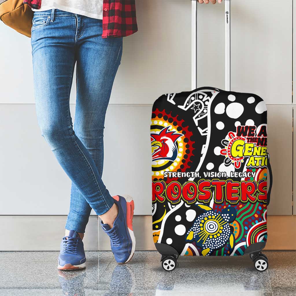 Roosters NRL Celebrating 50 Years of Naidoc Luggage Cover NAIDOC Week 2025 Aboriginal