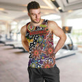 Personalised Roosters NRL Celebrating 50 Years of Naidoc Men Tank Top NAIDOC Week 2025 Aboriginal