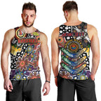 Personalised Roosters NRL Celebrating 50 Years of Naidoc Men Tank Top NAIDOC Week 2025 Aboriginal