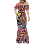 Personalised Roosters NRL Celebrating 50 Years of Naidoc Mermaid Dress NAIDOC Week 2025 Aboriginal