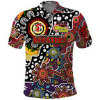 Personalised Roosters NRL Celebrating 50 Years of Naidoc Polo Shirt NAIDOC Week 2025 Aboriginal