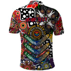 Personalised Roosters NRL Celebrating 50 Years of Naidoc Polo Shirt NAIDOC Week 2025 Aboriginal