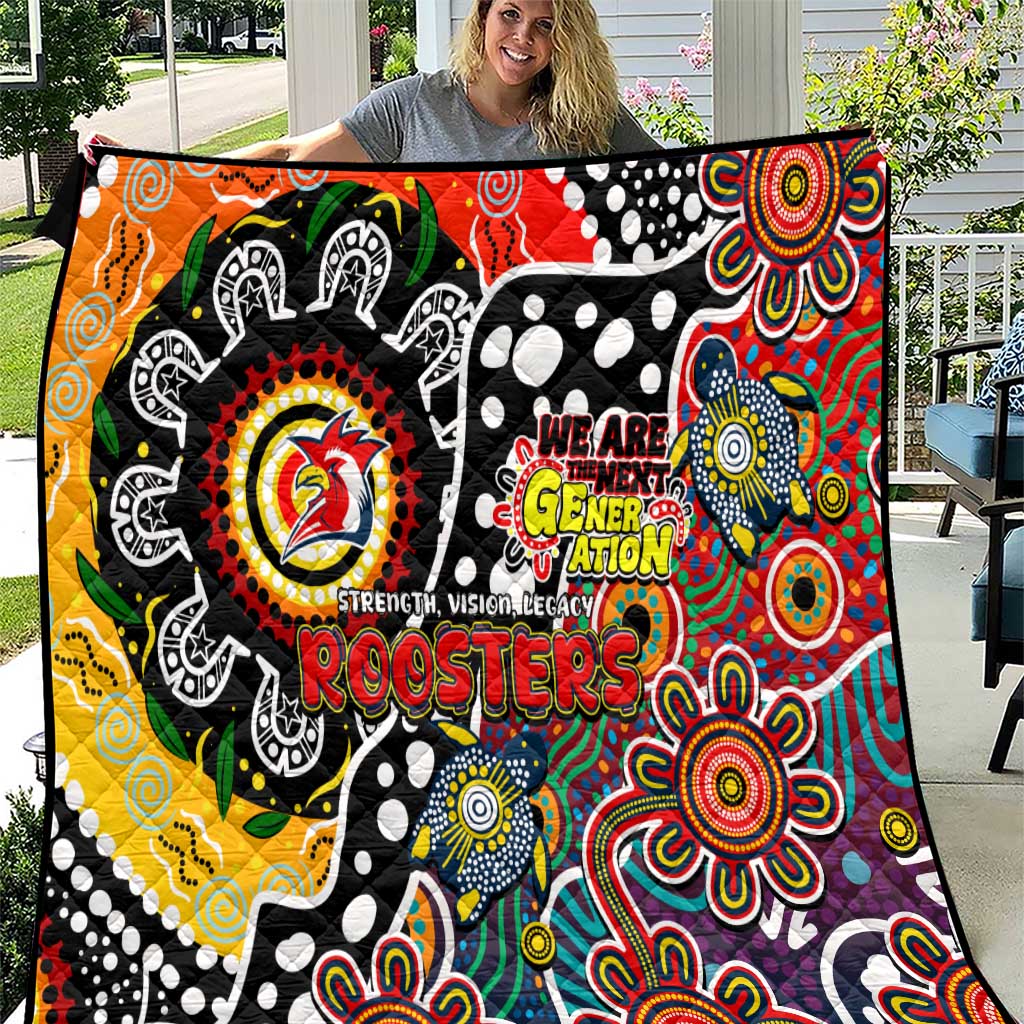 Roosters NRL Celebrating 50 Years of Naidoc Quilt NAIDOC Week 2025 Aboriginal