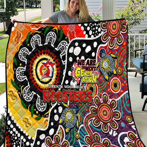 Roosters NRL Celebrating 50 Years of Naidoc Quilt NAIDOC Week 2025 Aboriginal