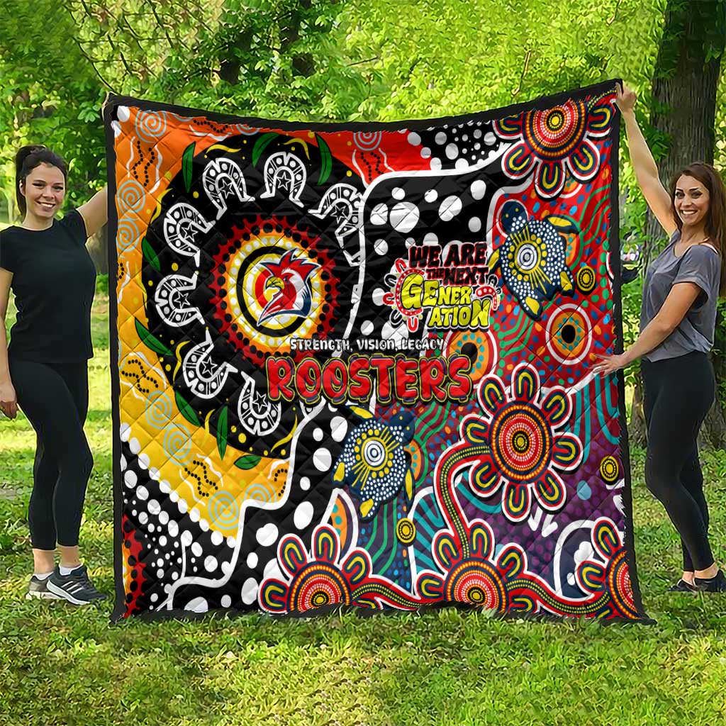 Roosters NRL Celebrating 50 Years of Naidoc Quilt NAIDOC Week 2025 Aboriginal