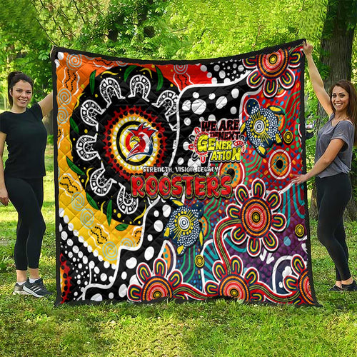Roosters NRL Celebrating 50 Years of Naidoc Quilt NAIDOC Week 2025 Aboriginal