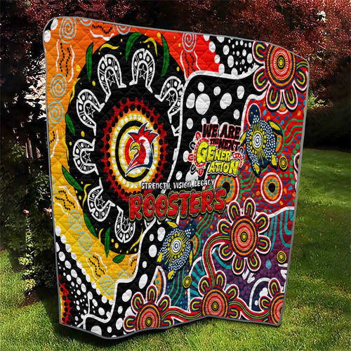 Roosters NRL Celebrating 50 Years of Naidoc Quilt NAIDOC Week 2025 Aboriginal