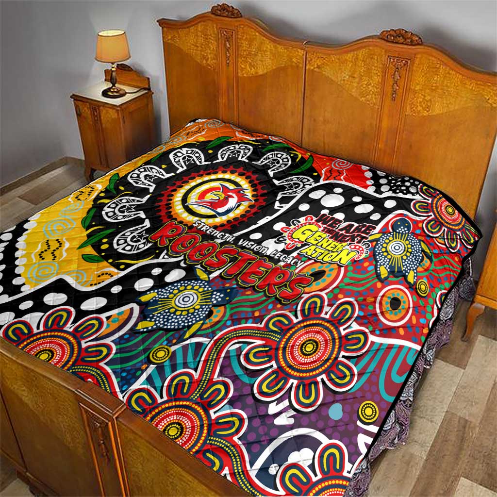 Roosters NRL Celebrating 50 Years of Naidoc Quilt NAIDOC Week 2025 Aboriginal