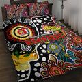Roosters NRL Celebrating 50 Years of Naidoc Quilt Bed Set NAIDOC Week 2025 Aboriginal