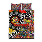 Roosters NRL Celebrating 50 Years of Naidoc Quilt Bed Set NAIDOC Week 2025 Aboriginal