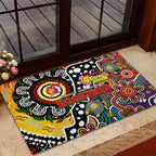 Roosters NRL Celebrating 50 Years of Naidoc Rubber Doormat NAIDOC Week 2025 Aboriginal