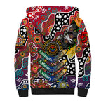 Personalised Roosters NRL Celebrating 50 Years of Naidoc Sherpa Hoodie NAIDOC Week 2025 Aboriginal