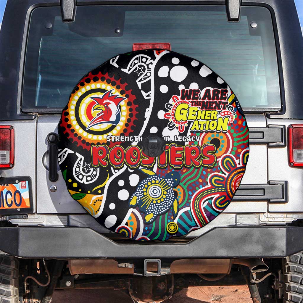 Roosters NRL Celebrating 50 Years of Naidoc Spare Tire Cover NAIDOC Week 2025 Aboriginal