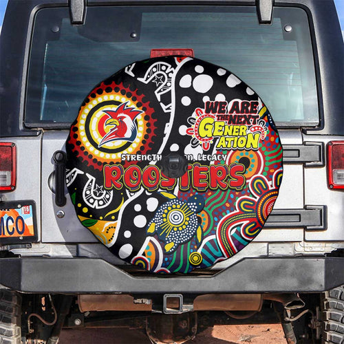 Roosters NRL Celebrating 50 Years of Naidoc Spare Tire Cover NAIDOC Week 2025 Aboriginal