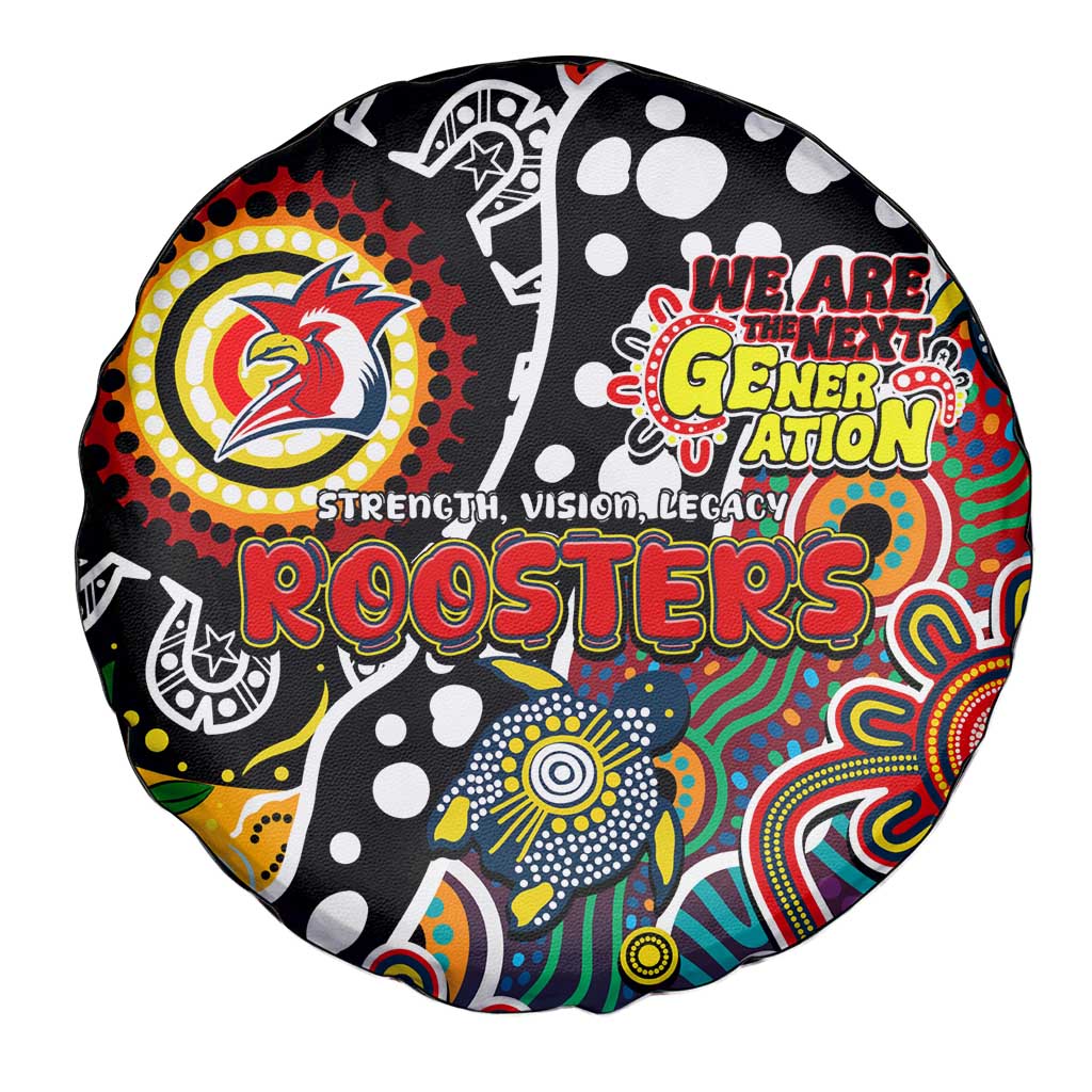 Roosters NRL Celebrating 50 Years of Naidoc Spare Tire Cover NAIDOC Week 2025 Aboriginal