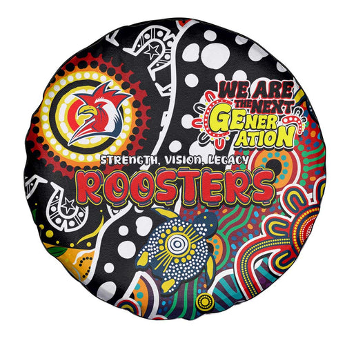 Roosters NRL Celebrating 50 Years of Naidoc Spare Tire Cover NAIDOC Week 2025 Aboriginal