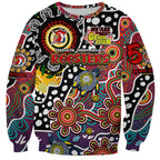Personalised Roosters NRL Celebrating 50 Years of Naidoc Sweatshirt NAIDOC Week 2025 Aboriginal