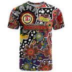 Personalised Roosters NRL Celebrating 50 Years of Naidoc T Shirt NAIDOC Week 2025 Aboriginal