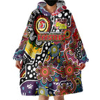 Personalised Roosters NRL Celebrating 50 Years of Naidoc Wearable Blanket Hoodie NAIDOC Week 2025 Aboriginal