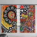 Roosters NRL Celebrating 50 Years of Naidoc Window Curtain NAIDOC Week 2025 Aboriginal
