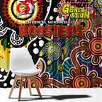 Roosters NRL Celebrating 50 Years of Naidoc Window Curtain NAIDOC Week 2025 Aboriginal