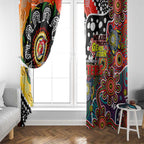 Roosters NRL Celebrating 50 Years of Naidoc Window Curtain NAIDOC Week 2025 Aboriginal