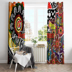 Roosters NRL Celebrating 50 Years of Naidoc Window Curtain NAIDOC Week 2025 Aboriginal