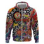 Personalised Roosters NRL Celebrating 50 Years of Naidoc Zip Hoodie NAIDOC Week 2025 Aboriginal